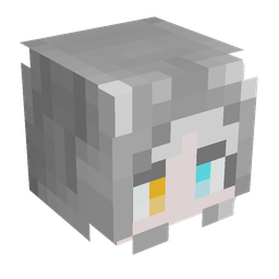 Gray skin: head render