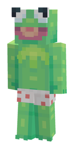 Green skin: body, front render