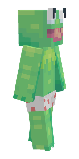 Green skin: body, right side render