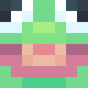 Green skin: face render