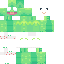 Green skin: raw texture render