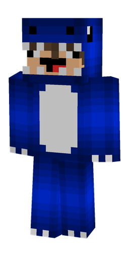 Blue skin: body, front render