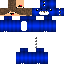 Blue skin: raw texture render