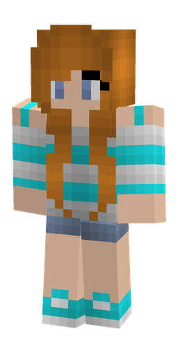 Blue skin: body, front render