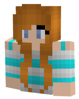 Blue skin: bust render