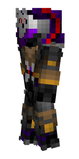 Black skin: body, left side render