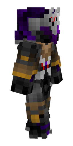 Black skin: body, right side render