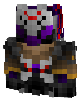 Black skin: bust render
