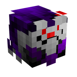 Black skin: head render