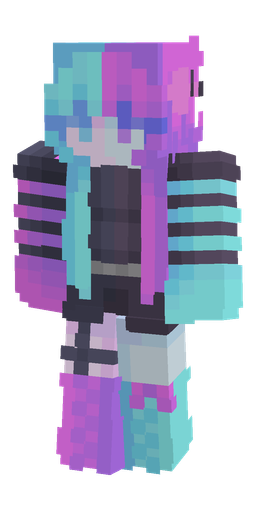 Blue skin: body, front render
