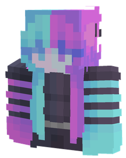 Blue skin: bust render