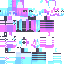 Blue skin: raw texture render