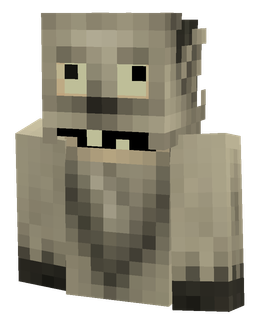 Black skin: bust render