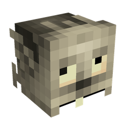 Black skin: head render