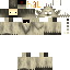 Black skin: raw texture render