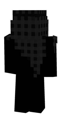 Black skin: body, back render