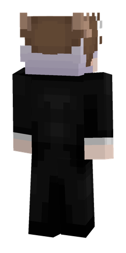 Black skin: body, back render