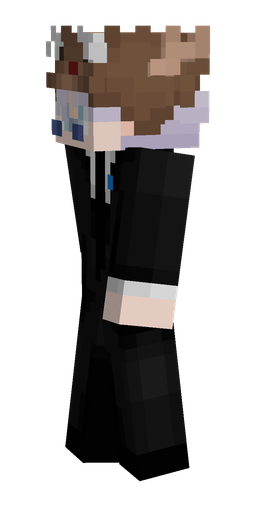 Black skin: body, left side render