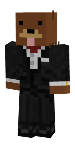 Black skin: body, front render