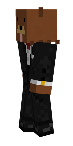 Black skin: body, left side render