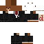 Black skin: raw texture render
