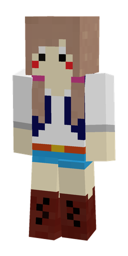Orange skin: body, front render