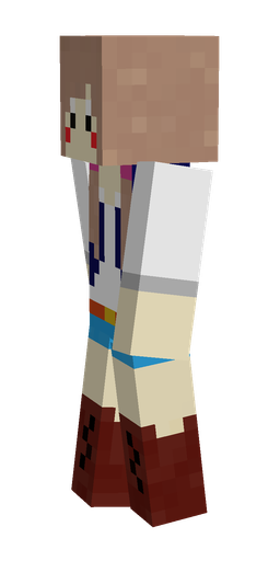 Orange skin: body, left side render