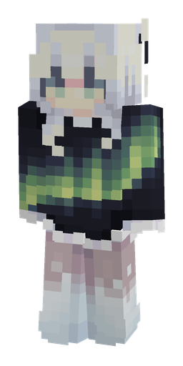 Blue skin: body, front render