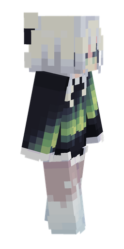 Blue skin: body, right side render