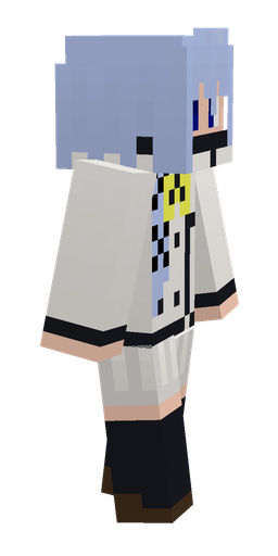 Black skin: body, right side render