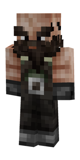 Black skin: body, front render