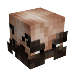 Black skin: head render
