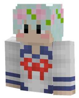 Blue skin: bust render