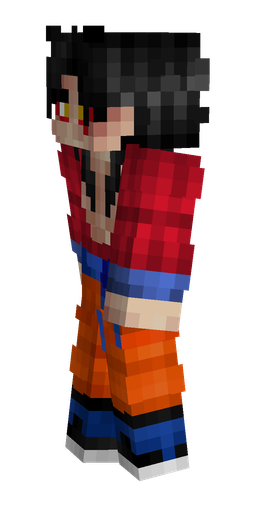 Black skin: body, left side render