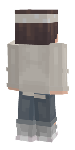 Gray skin: body, back render