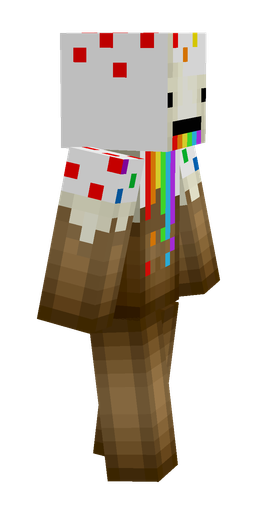 Brown skin: body, right side render