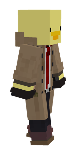 Black skin: body, right side render
