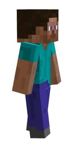 Black skin: body, right side render