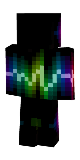 Black skin: body, back render