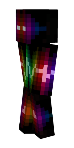 Black skin: body, left side render
