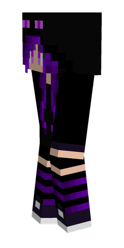 Black skin: body, left side render