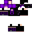 Black skin: raw texture render
