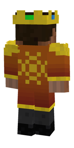 Black skin: body, back render