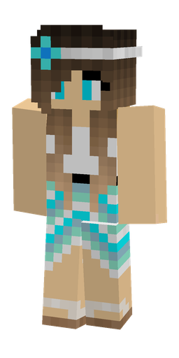 Brown skin: body, front render