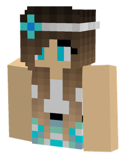 Brown skin: bust render