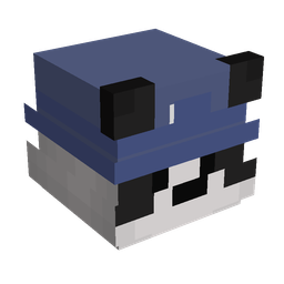 Black skin: head render