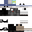 Black skin: raw texture render