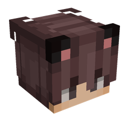 Black skin: head render