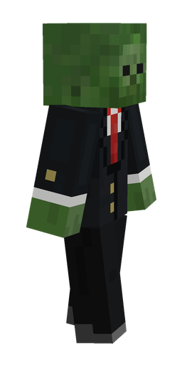 Black skin: body, right side render
