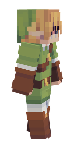 Brown skin: body, right side render